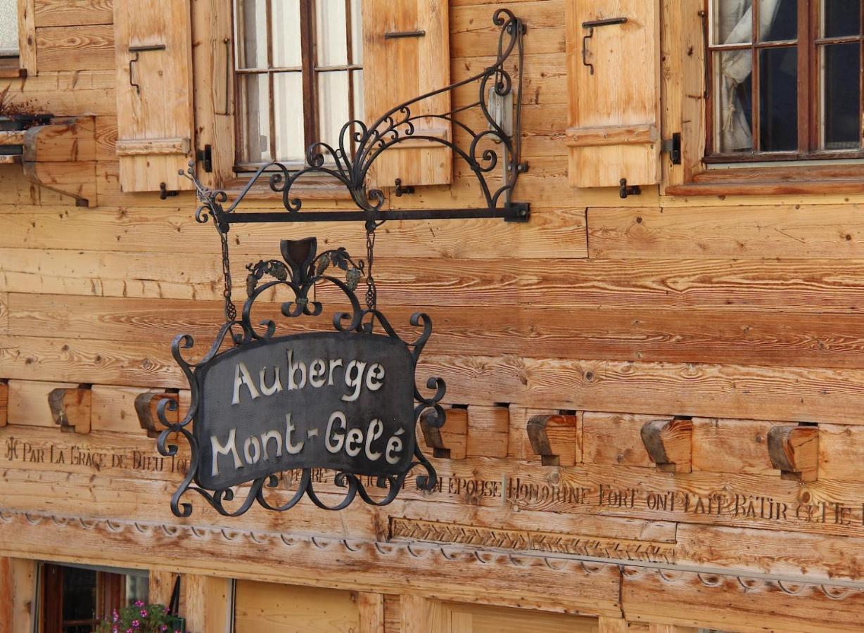 Auberge Le Mont-Gele Iserables Eksteriør bilde